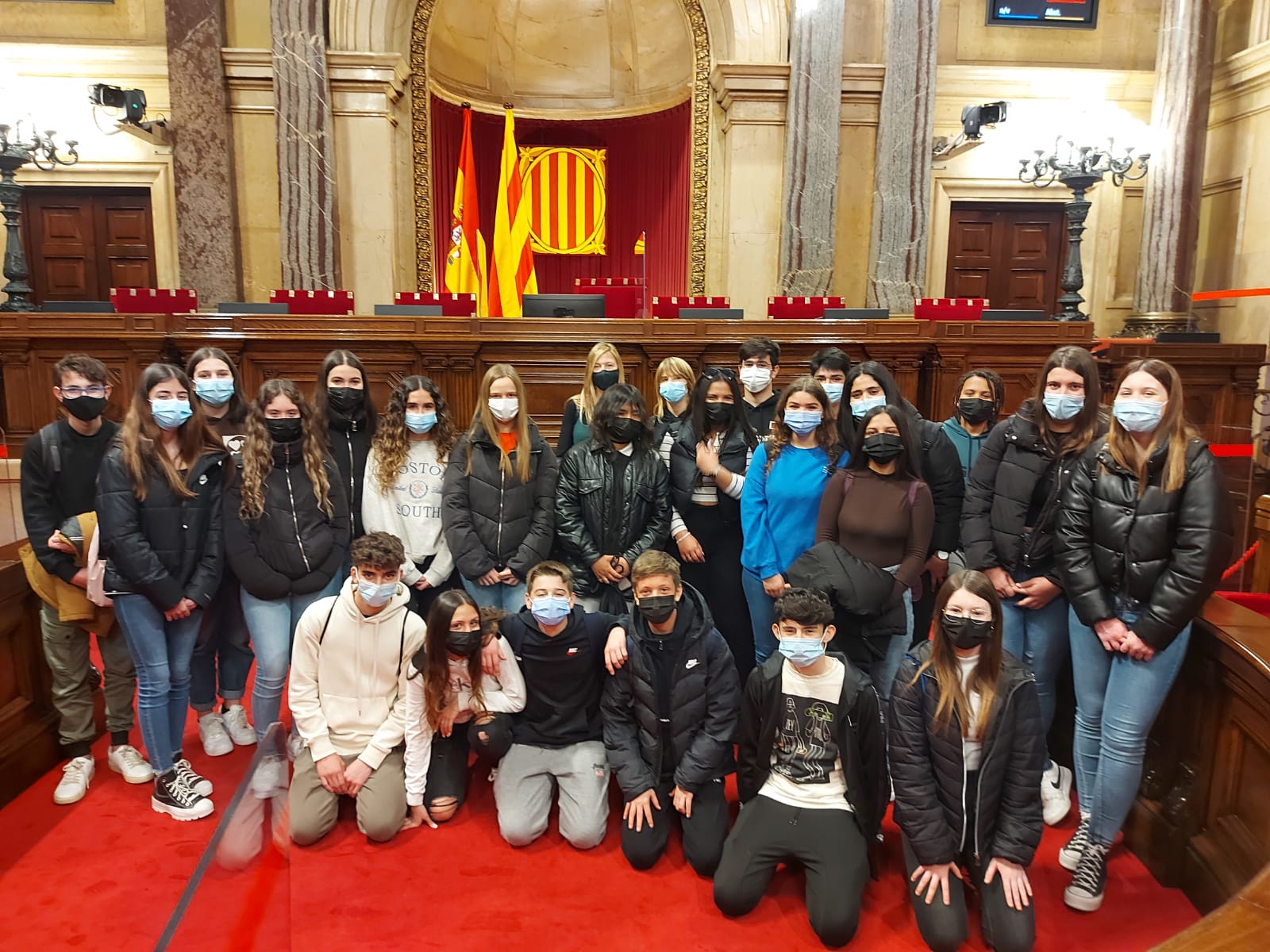 Sortida de tercer d'ESO al Parlament de Catalunya i al Museu d'Història